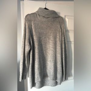 H&M Basics grey cowl neck sweater